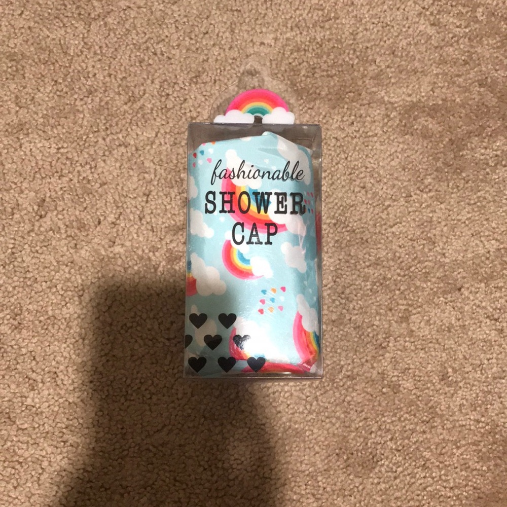 Fashionable Rainbow 🌈 Shower Cap